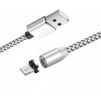  USB kabelis Magnetic Lightning magnetic 1.0m white 